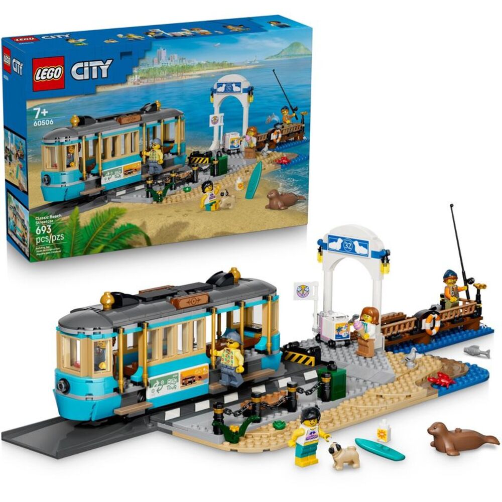 LEGO® City Trains Classic Beach Streetcar 60506  COLLECTIBLES